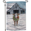 Cow with Wreath | Garden Flag