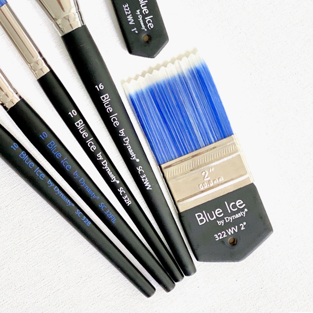 Blue Ice Paintbrushes