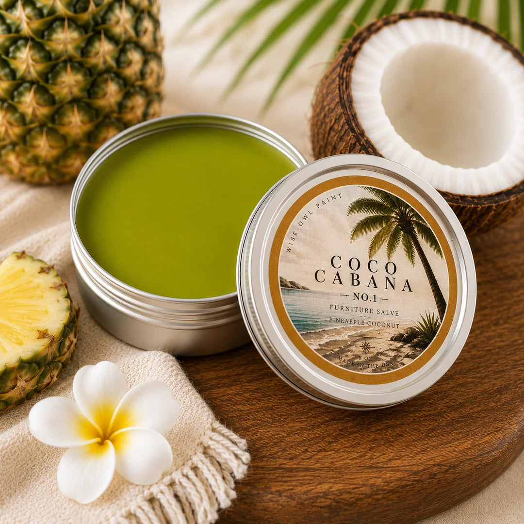tobacco flower furniture salve Wise Owl available at Flock of Five Gift & Art Emporium and protective finishing salve designed to revive These boots are made for
