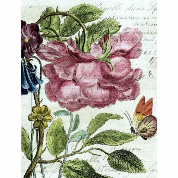 Botanical Floral #2 | A4 Mulberry Rice Paper – Piglet's Closet