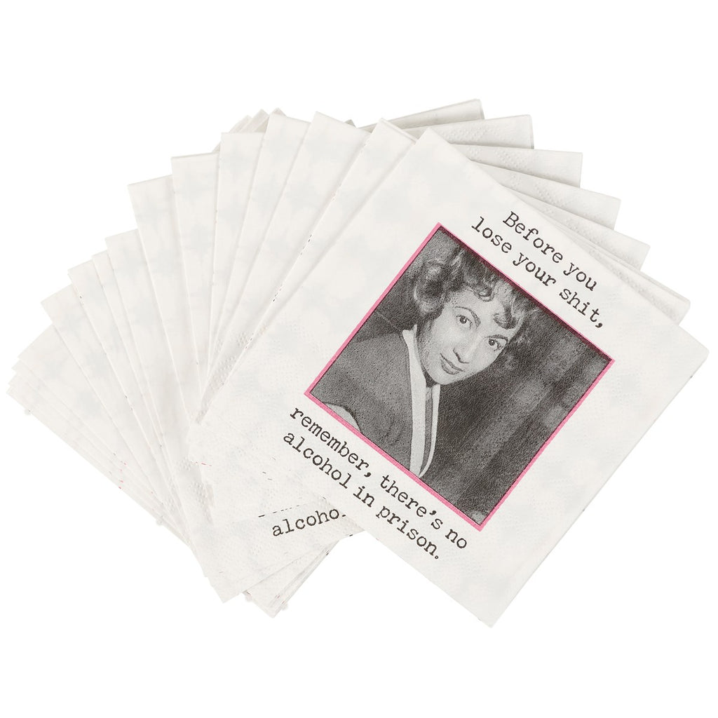Trash Talk By Annie Beverage Napkin - Thumbnail 4
