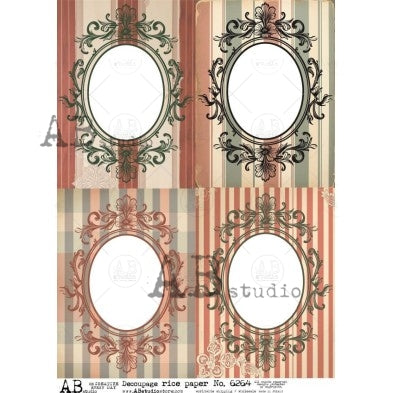 Frame Vignettes | A4 Rice Paper – Piglet's Closet