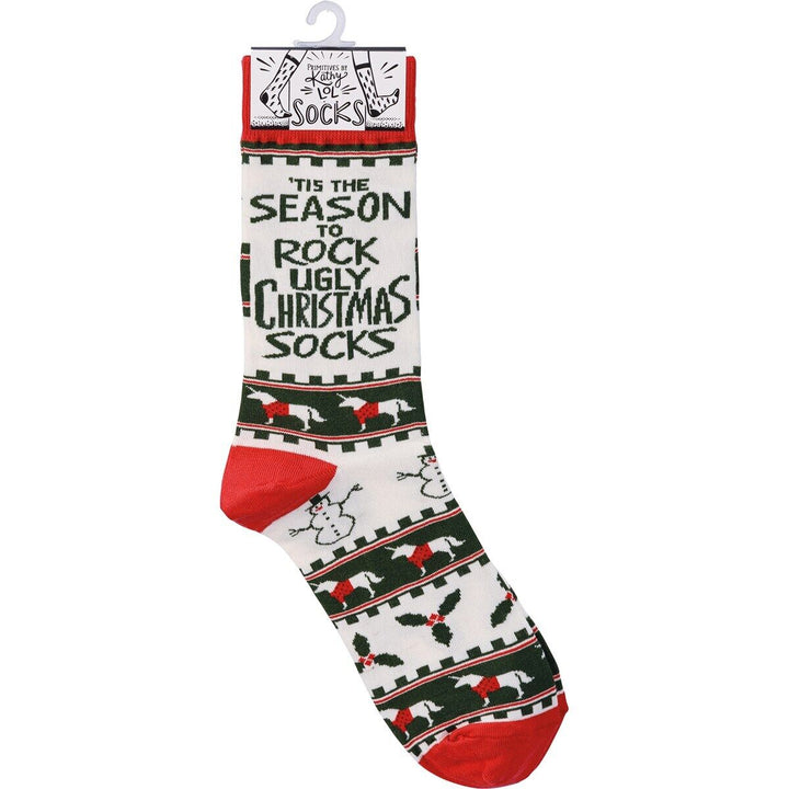 Ugly Christmas Socks Piglet s Closet