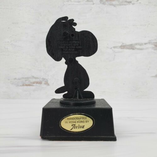 Vintage Aviva Peanuts Snoopy Trophy Figurine - I'm Sorry